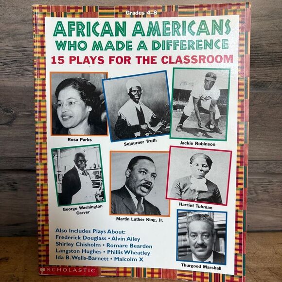 Scholastic African Americans Who Made a Difference 15 Plays for the Classroom Dr - Picture 1 of 10